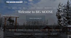 Desktop Screenshot of bigmooseresort.com